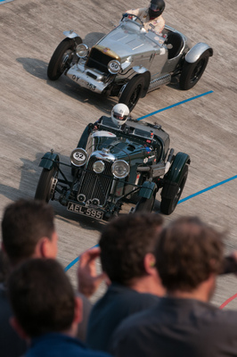 Lagonda Rapier (1934) von Georg Kaufmann am Indianapolis in Oerlikon 2014