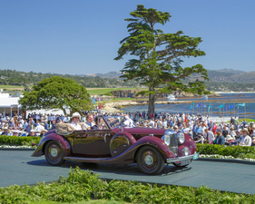Lagonda V12 Drophead Coupé (1939) - 3. Rang in der Klasse J-2 beim Pebble Beach Concours d'Elegance 2024