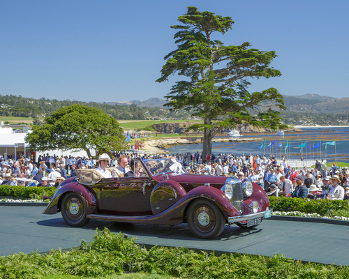 Lagonda V12 Drophead Coupé (1939) - 3. Rang in der Klasse J-2 beim Pebble Beach Concours d'Elegance 2024