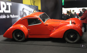 Lambert 6 CV Coupé trois places (1948) - mit Rubi-1100-cm3-Motor und Monocoque-Bauweise (Rétromobile 2013)