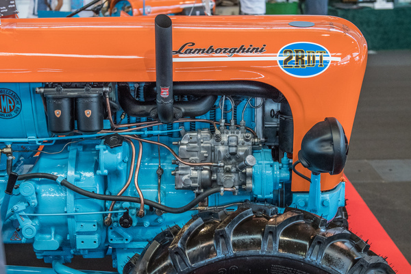 Lamborghini 2R DT - Detailaufnahme des 39PS starken Motors - Motorworld Classics Bodensee 2018