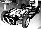 Lamborghini 350 GT (1964) - mächtige Kühlventilatoren und erleichtertes Chassis der verbesserten Version - Genfer Automobilsalon 1964