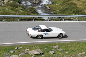Lamborghini 350 GT (1966) - bei der Überquerung des Flüelapasses an der Passione Engadina 2019