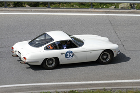 Lamborghini 350 GT (1966) - bei der Überquerung des Flüelapasses an der Passione Engadina 2019