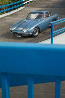 Lamborghini 400 GT 2+2 (1967) – in der Originalfarbe "Azzurro Fiat"