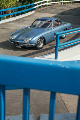 Lamborghini 400 GT 2+2 (1967) – in der Originalfarbe "Azzurro Fiat"