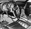 Lamborghini 4000 GT 'Flying Star II' Touring (1966) - Interieur des Einzelstücks, gesehen am Autosalon von Turin 1966