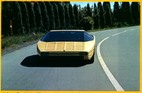 Lamborghini Bravo (1974) - Abbildung in voller Fahrt in einem Bericht von Rallye Racing im Jahre 1977
