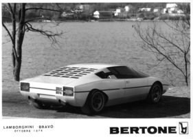 Lamborghini Bravo (1974) - Presse-Foto von Bertone