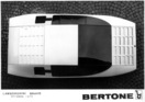 Image: Lamborghini Bravo (1974) - the width of the body is only noticeable from above - Bertone press photo