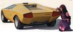 Lamborghini Countach (1971) - Prototyp von Bertone (© Archiv Automobil Revue) Lamborghini Countach (1971) - Prototyp von Bertone (© Archiv Automobil Revue)