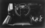 Lamborghini Countach (1971) - Vision für das Interieur und das Armaturenbrett von Bertone, links der sogenannte 'Troubleshooter'