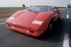 Bild: Lamborghini Countach (1988) - in voller Fahrt
