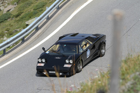 Lamborghini Countach (1989) - bei der Überquerung des Flüelapasses an der Passione Engadina 2019