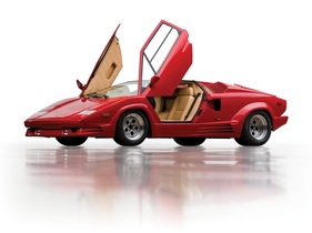 Lamborghini Countach 25th Anniversary (1990) - als Lot 192 an der RM / Sotheby's Versteigerung der Andrews Collection am 2. Mai 2015 Lamborghini Countach 25th Anniversary (1990) - als Lot 192 an der RM / Sotheby's Versteigerung der Andrews Collection am 2. Mai 2015