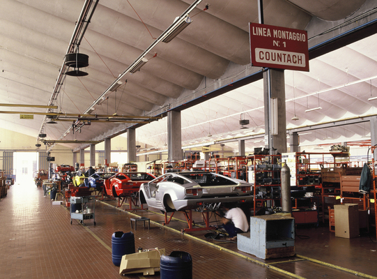 Bild: Lamborghini Countach 25th Anniversary im Zusammenbau