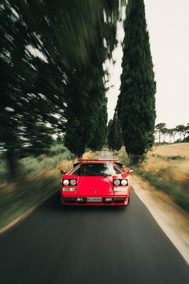 Lamborghini Countach 5000 Quattrovalvole (1985) - unterwegs