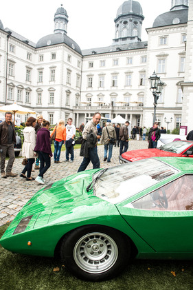 Lamborghini Countach LP 400 (1974) - am Concours d'Elégance Schloss Bensberg Classics am 8. September 2013 - F4