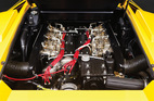 Lamborghini Countach LP 400 (1975) - Blick in den Motor des von RM Auction in London versteigerten Fahrzeugs