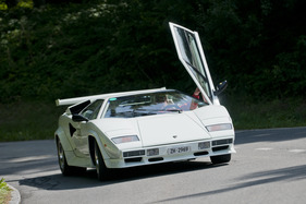 Lamborghini Countach LP 400S (1976) mit Startnummer 328 an der 5. Bergprüfung Altbüron 2011