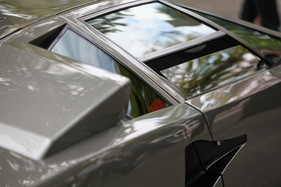 Lamborghini Countach LP400 (1977) - unorthodoxe Fensterkonstruktion - am ZCCA 2016