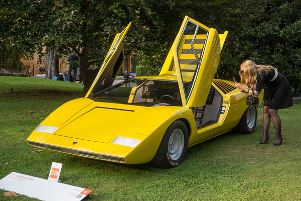 Lamborghini Countach LP500 (1971) - In der Klasse "Concept Cars & Prototypes" beim Concorso d'Eleganza Villa d'Este 2021