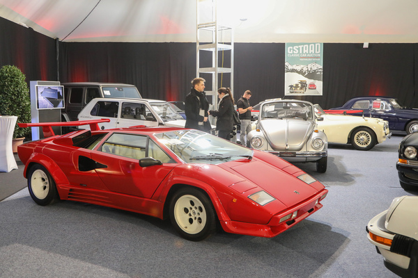 Lamborghini Countach LP5000 Quattrovalvole (1987) - als Lot 138 an der Versteigerung der Oldtimer Galerie in Gstaad am 29. Dezember 2022