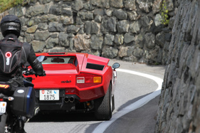 Lamborghini Countach Periscopia (1977) - bei der Überquerung des Flüelapasses an der Passione Engadina 2019
