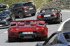 Lamborghini Countach QV 5000 (1985) - bei der Überquerung des Flüelapasses an der Passione Engadina 2019