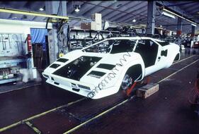 Lamborghini Countach in der Produktion in den 70er-Jahren