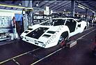 Lamborghini Countach in der Produktion in den 70er-Jahren