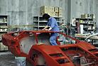 Image: Lamborghini Countach in production in the 1970s