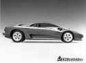Lamborghini Diablo (1990) - Silhouette - Pressebild