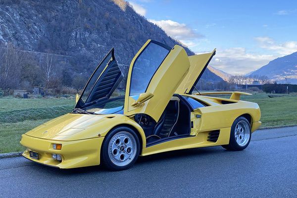 Bild: Lamborghini Diablo VT (1996) - als Lot 129 an der Versteigerung der Oldtimer Galerie in Gstaad am 29. Dezember 2022