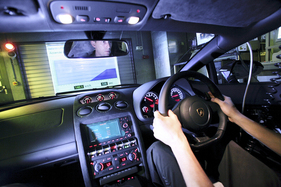 Lamborghini Gallardo Cockpit-Ansicht