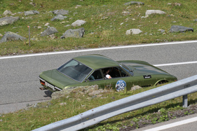 Lamborghini Islero (1969) - bei der Überquerung des Flüelapasses an der Passione Engadina 2019