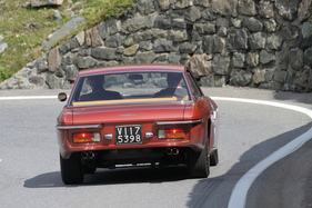 Lamborghini Islero (1969) - bei der Überquerung des Flüelapasses an der Passione Engadina 2019