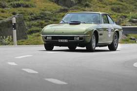 Lamborghini Islero (1969) - bei der Überquerung des Flüelapasses an der Passione Engadina 2019