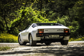Lamborghini Jalpa (1982) – der Motor besteht komplett aus Aluminium. Lamborghini Jalpa (1982) – der Motor besteht komplett aus Aluminium.