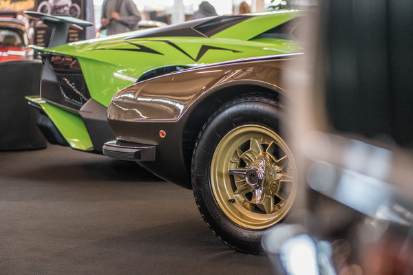 Lamborghini Jarama - angeboten am Stand von Klima-Lounge - Motorworld Classics Bodensee 2018