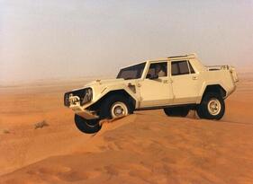 Lamborghini LM002 (1986) - Thirsty desert vehicle. Its fuel consumption is well over 20 liters