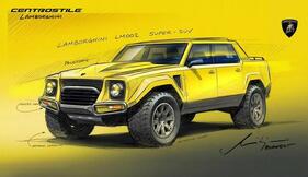 Lamborghini LM002 (1986) – Zeichnung