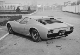 Lamborghini Miura (1967) - Heckansicht des Testwagens