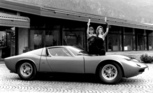 Lamborghini Miura (1968) - Bertone-Werbesujet von 1986, abgegeben am Genfer Autosalon