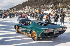 Lamborghini Miura P 400 S "Millechiodi" (1969) - am "The I.C.E." 2023 in St. Moritz