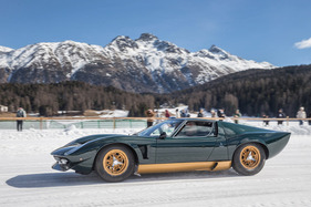 Lamborghini Miura P 400 S "Millechiodi" (1969) - am "The I.C.E." 2023 in St. Moritz