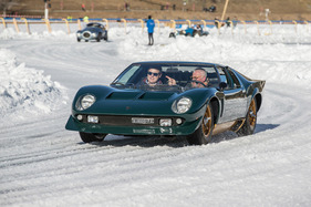 Lamborghini Miura P 400 S "Millechiodi" (1969) - am "The I.C.E." 2023 in St. Moritz