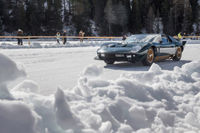 Lamborghini Miura P 400 S "Millechiodi" (1969) - am "The I.C.E." 2023 in St. Moritz Lamborghini Miura P 400 S "Millechiodi" (1969) - am "The I.C.E." 2023 in St. Moritz