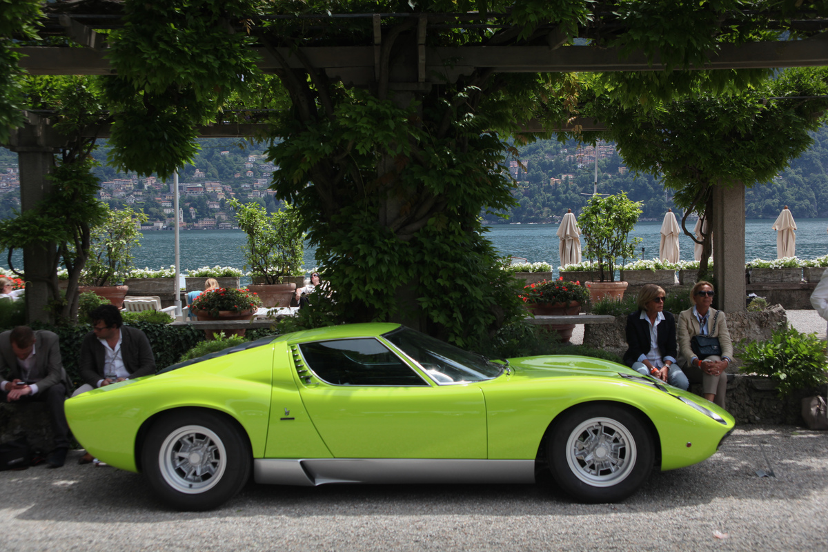 Lamborghini Miura P 400 SV (1971) - am Concorso d'Eleganza Villa d'Este 2015 in der Klasse H 'How fast is fast enough'