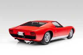 Lamborghini Miura P400 (1968) - als Lot 026 angeboten an der Gooding & Co Pebble Beach Versteigerung vom 13./14. August 2021
